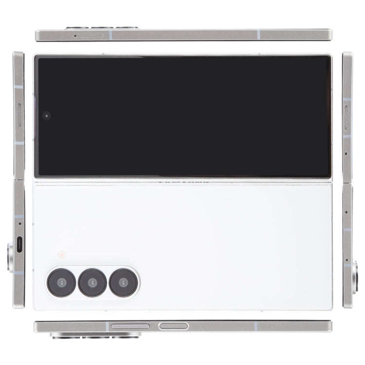 For Samsung Galaxy Z Fold6 Black Screen Non-Working Fake Dummy Display Model (White)