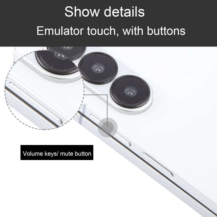 For Samsung Galaxy Z Fold6 Black Screen Non-Working Fake Dummy Display Model (White)