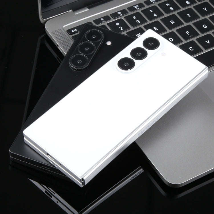 For Samsung Galaxy Z Fold6 Black Screen Non-Working Fake Dummy Display Model (White)