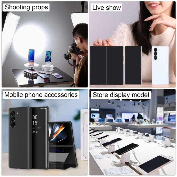 For Samsung Galaxy Z Fold6 Black Screen Non-Working Fake Dummy Display Model (Black)