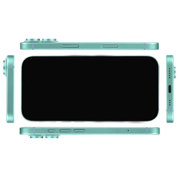 For iPhone 16 Plus Black Screen Non-Working Fake Dummy Display Model (Teal)