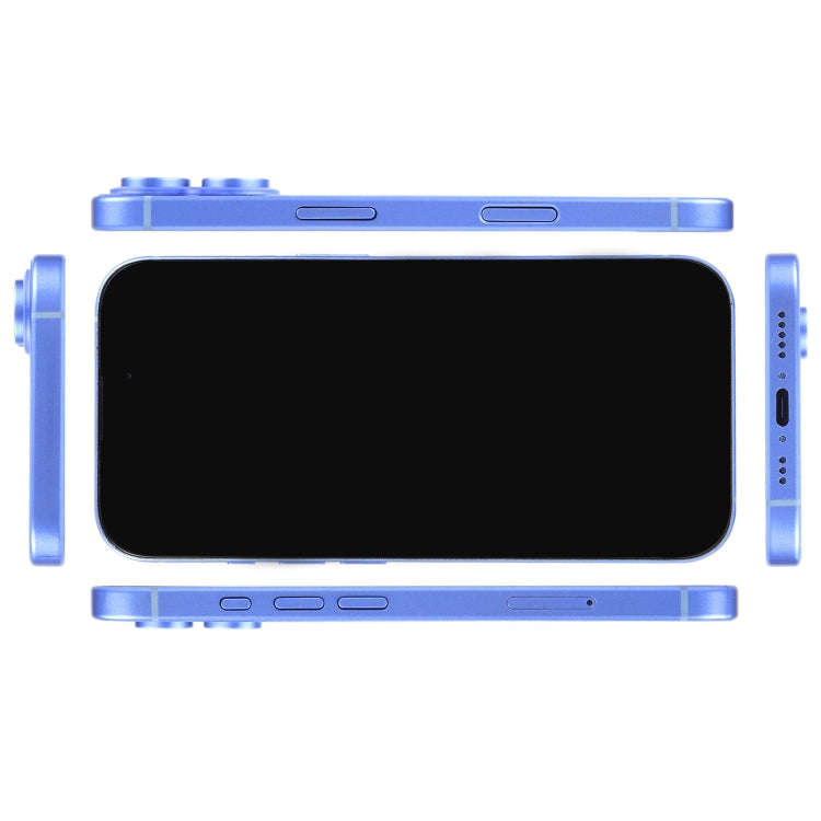 For iPhone 16 Plus Black Screen Non-Working Fake Dummy Display Model (Ultramarine)