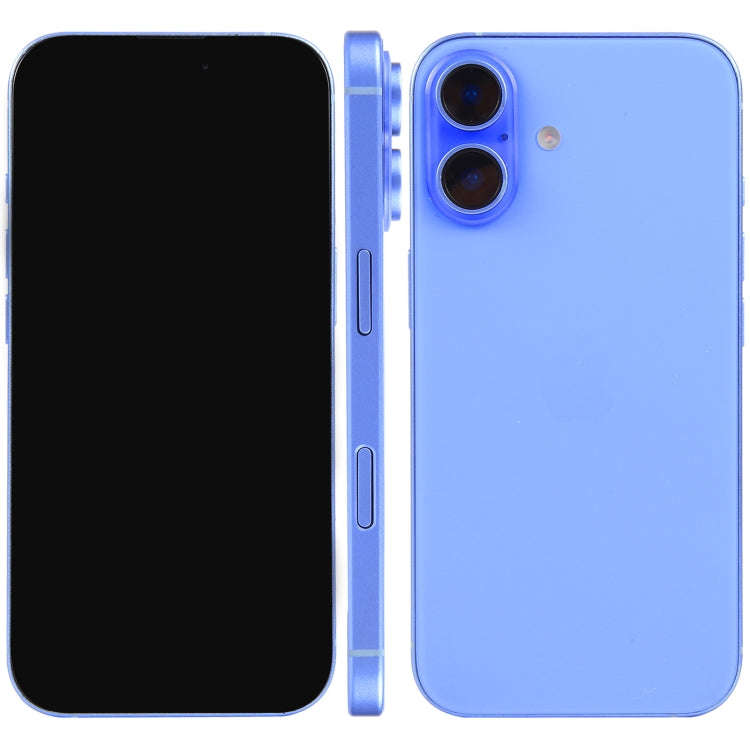 For iPhone 16 Plus Black Screen Non-Working Fake Dummy Display Model (Ultramarine)