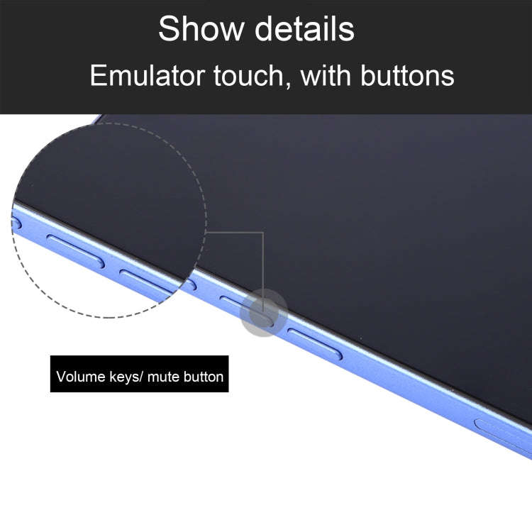 For iPhone 16 Plus Black Screen Non-Working Fake Dummy Display Model (Ultramarine)