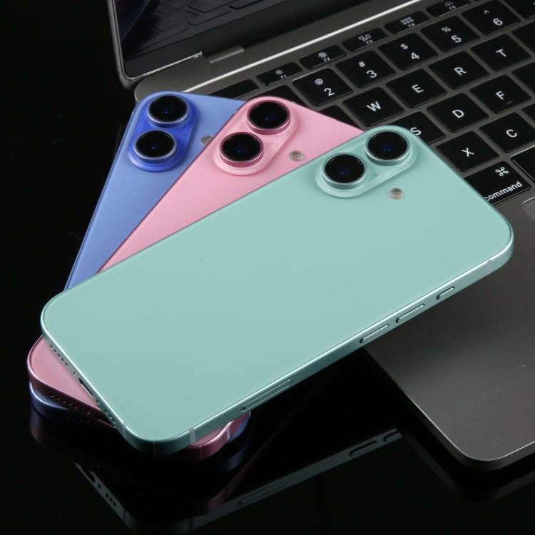 For iPhone 16 Plus Black Screen Non-Working Fake Dummy Display Model (Ultramarine)