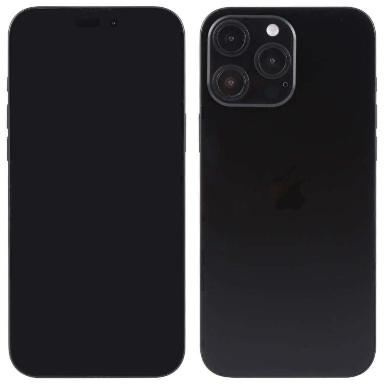 For iPhone 16 Pro Black Screen Non-Working Fake Dummy Display Model (Black)