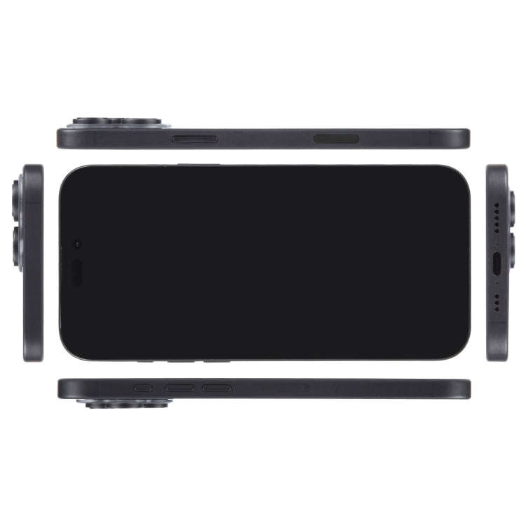 For iPhone 16 Pro Black Screen Non-Working Fake Dummy Display Model (Black)