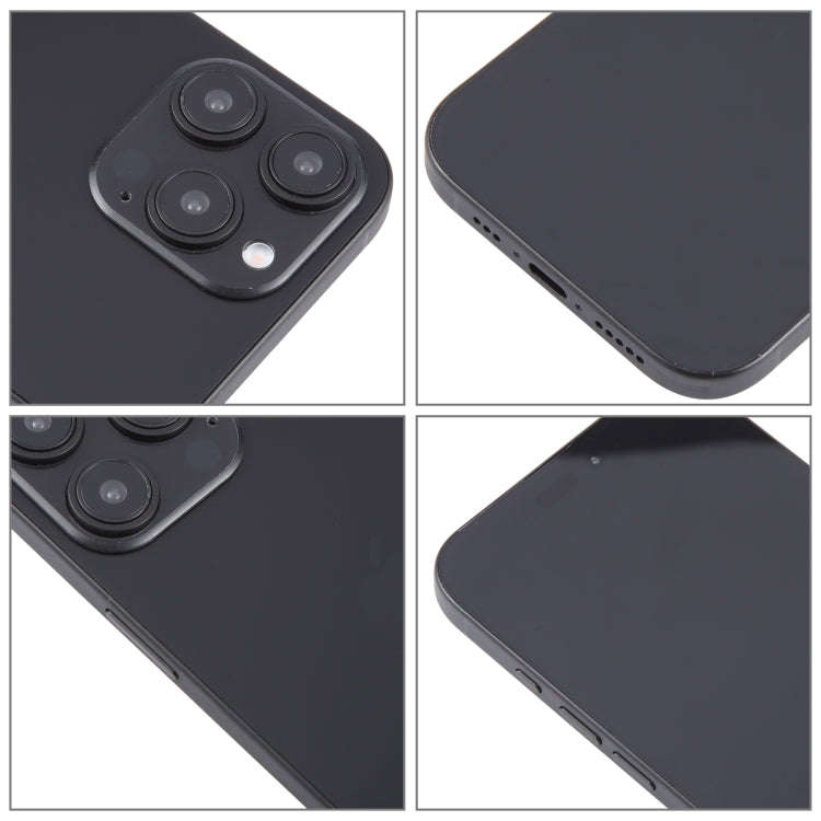 For iPhone 16 Pro Black Screen Non-Working Fake Dummy Display Model (Black)