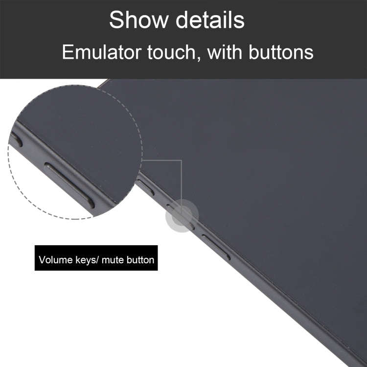 For iPhone 16 Pro Black Screen Non-Working Fake Dummy Display Model (Black)