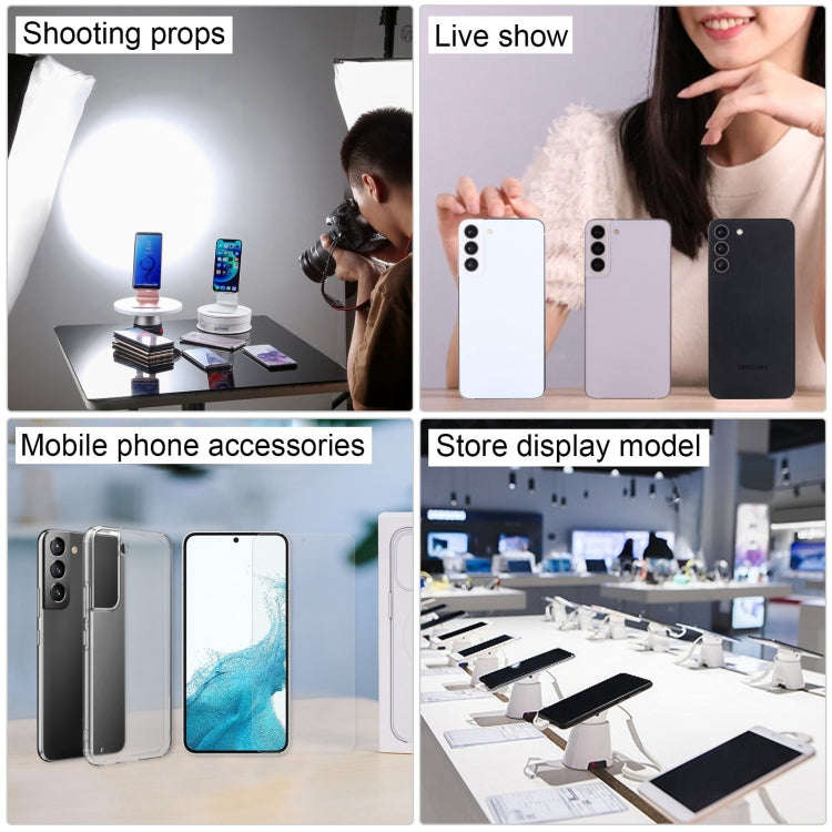 For Samsung Galaxy S22+ 5G Black Screen Non-Working Fake Dummy Display Model (White)