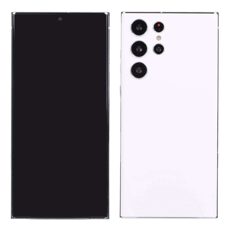 For Samsung Galaxy S22 Ultra 5G Black Screen Non-Working Fake Dummy Display Model(White)