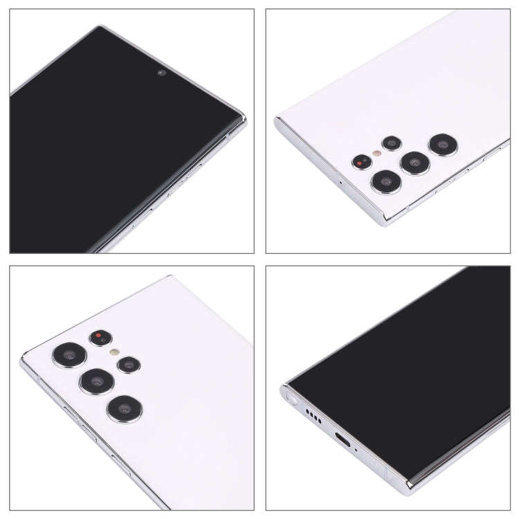 For Samsung Galaxy S22 Ultra 5G Black Screen Non-Working Fake Dummy Display Model(White)