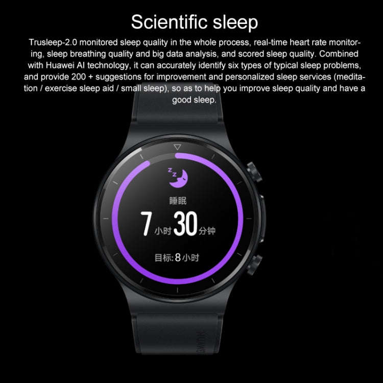 HUAWEI WATCH GT 2 Pro ECG Ver. Bluetooth Fitness Tracker Smart Watch 46mm Wristband, Kirin A1 Chi...