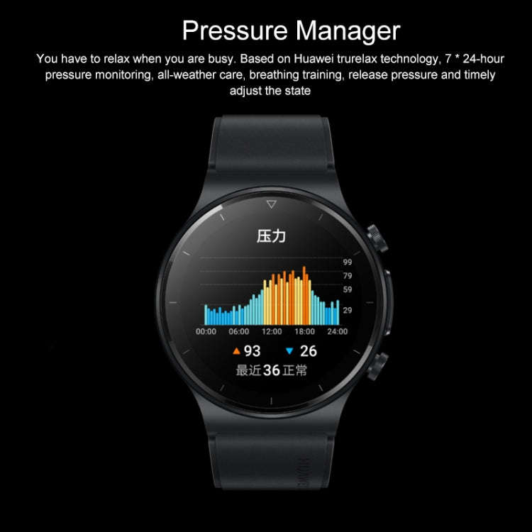 HUAWEI WATCH GT 2 Pro ECG Ver. Bluetooth Fitness Tracker Smart Watch 46mm Wristband, Kirin A1 Chi...