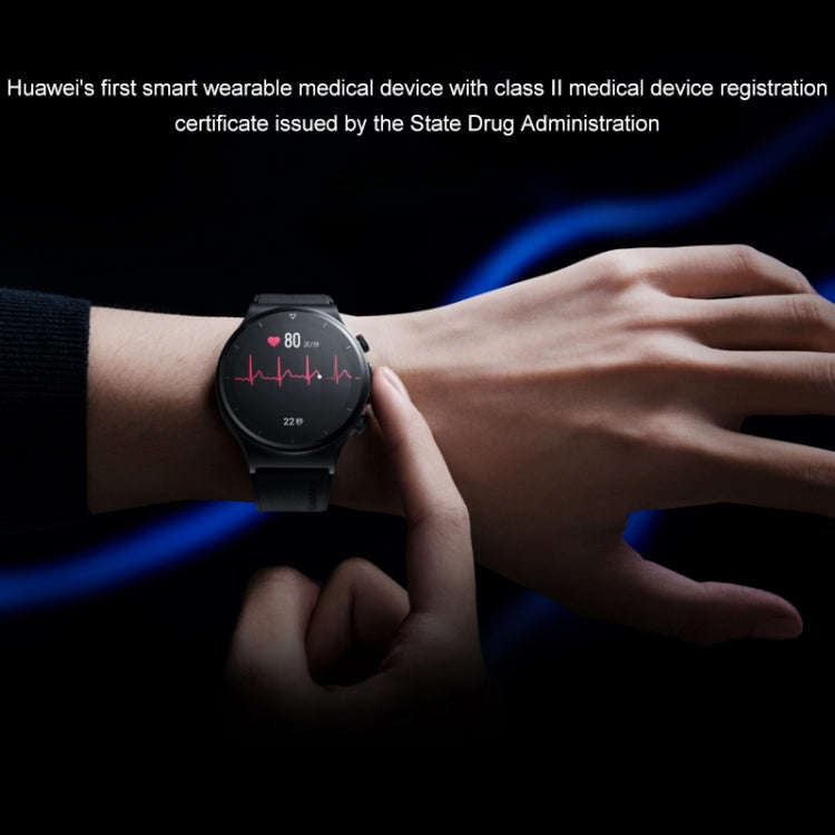 HUAWEI WATCH GT 2 Pro ECG Ver. Bluetooth Fitness Tracker Smart Watch 46mm Wristband, Kirin A1 Chi...