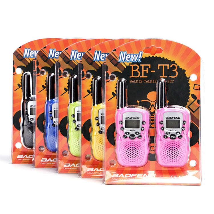 2 PCS BaoFeng BF-T3 1W Children Single Band Radio Handheld Walkie Talkie with Monitor Function, E...