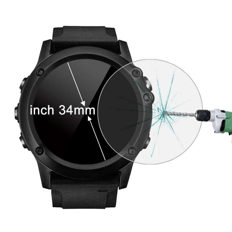 ENKAY Hat-Prince for 34mm Diameter Circular Dial Smart Watch 0.2mm 9H Surface Hardness 2.15D Curv...