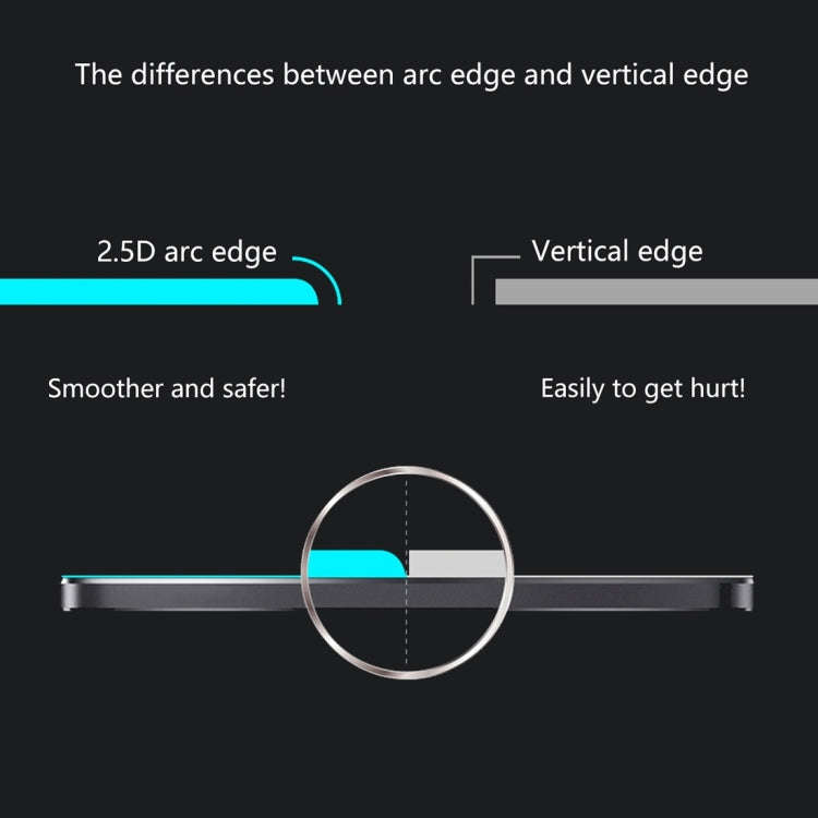 ENKAY Hat-prince 0.26mm 9H  2.5D Curved Edge Tempered Glass Film for OnePlus 6T & 7