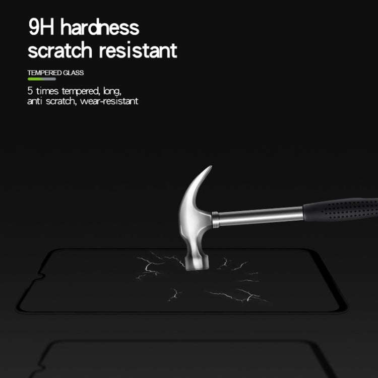 MOFI 9H 3D Explosion-proof Curved Screen Tempered Glass Film for Huawei P30 (Black)