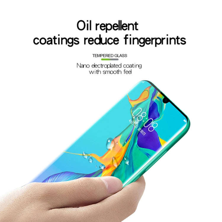 MOFI 9H 3D Curved Heat Bending Full Screen Tempered Glass Film for Huawei P30 Pro