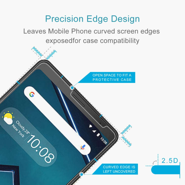 9H 2.5D Anti-scratch Tempered Glass Film for Lenovo Tab V7
