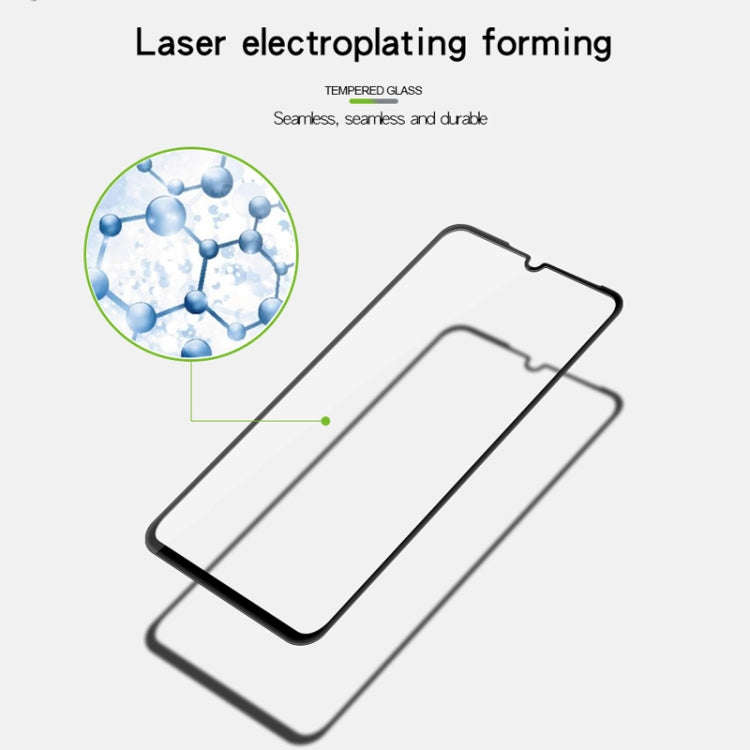 MOFI 9H 3D Explosion-proof Curved Screen Tempered Glass Film for Huawei P30 Lite (Black)