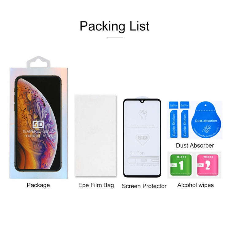 9H 5D Full Glue Full Screen Tempered Glass Film for Huawei Mate 20