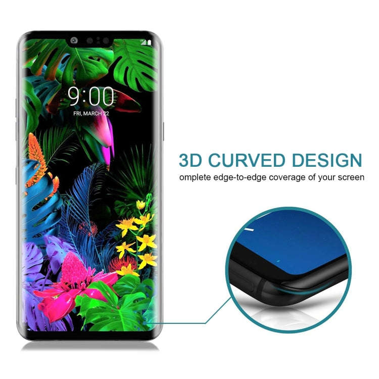 9H 3D Full Screen Tempered Glass Film for LG G8 ThinQ(Black)