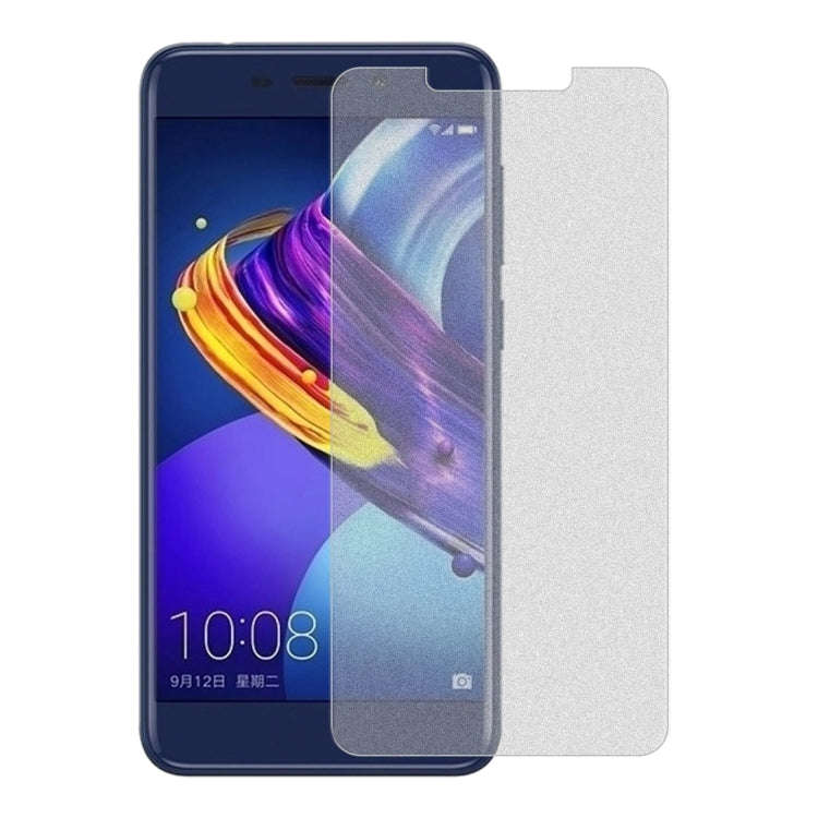50 PCS Non-Full Matte Frosted Tempered Glass Film for Huawei Honor V9 Play, No Retail Package