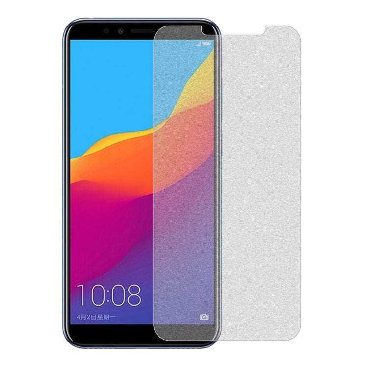 50 PCS Non-Full Matte Frosted Tempered Glass Film for Huawei Honor 7A, No Retail Package