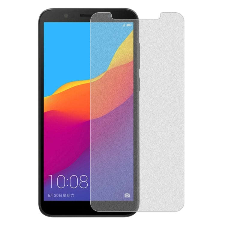 50 PCS Non-Full Matte Frosted Tempered Glass Film for Huawei Honor Play 7, No Retail Package