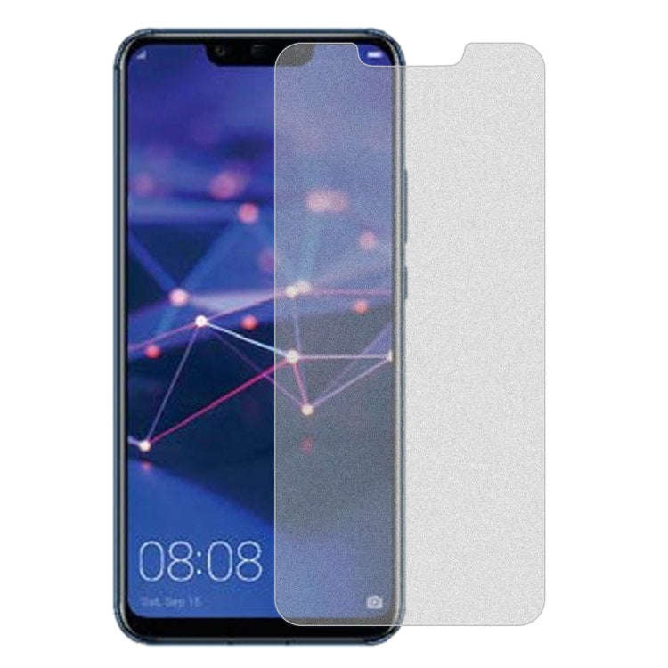 50 PCS Non-Full Matte Frosted Tempered Glass Film for Huawei Mate 20 Lite, No Retail Package