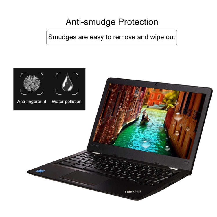 0.4mm 9H Surface Hardness Full Screen Tempered Glass Film for Lenovo ThinkPad 13 Chromebook 13.3 ...