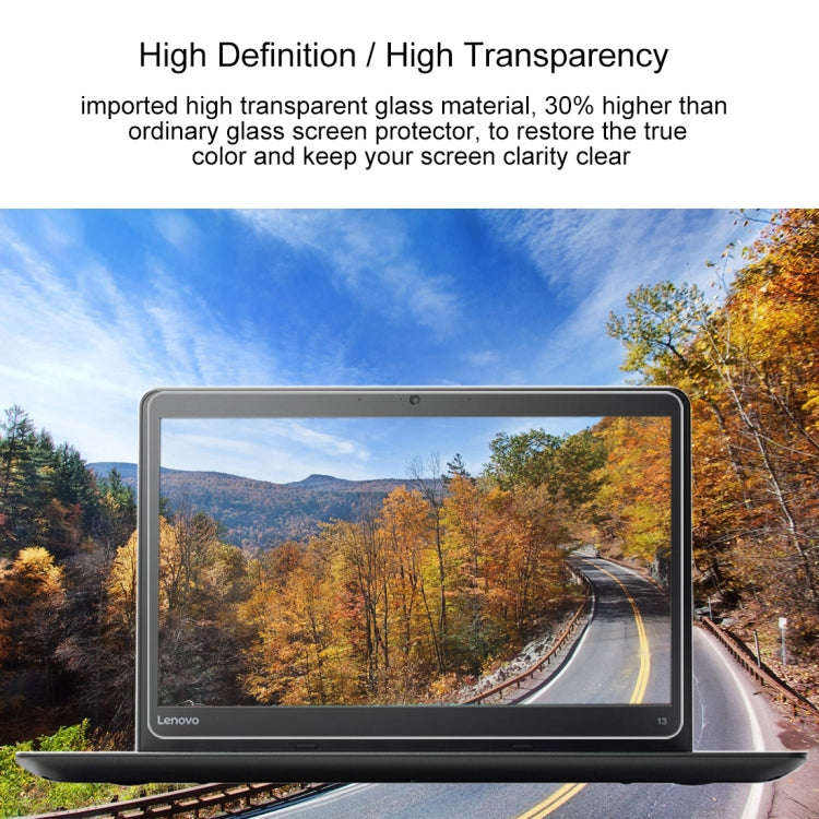 0.4mm 9H Surface Hardness Full Screen Tempered Glass Film for Lenovo ThinkPad 13 Chromebook 13.3 ...