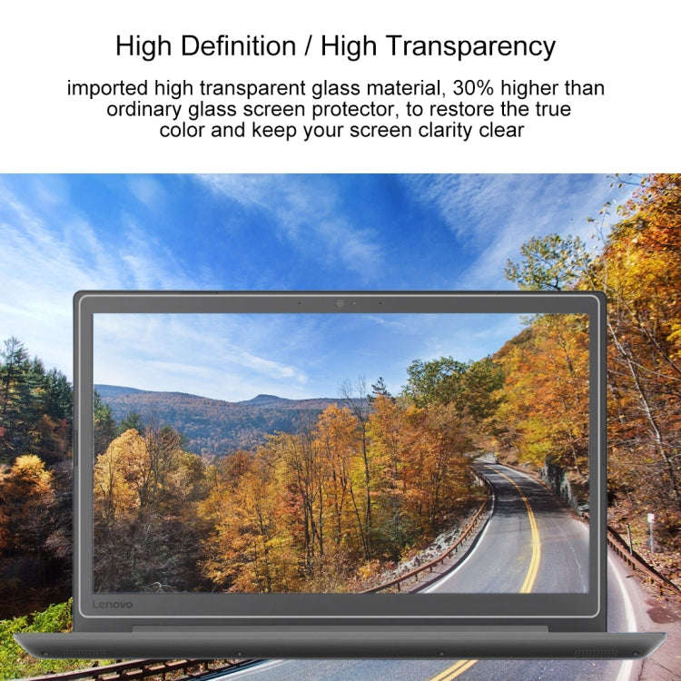 9H Surface Hardness Full Screen Tempered Glass Film for Lenovo Ideapad 330 15.6 inch