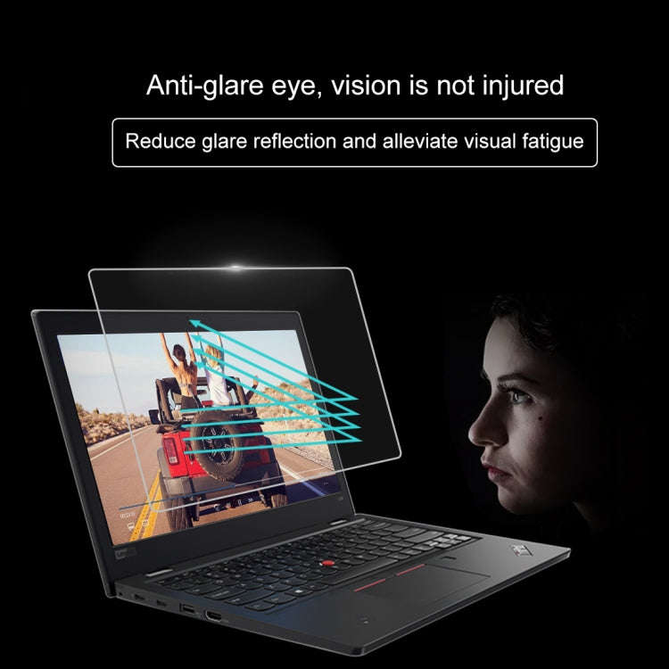 0.4mm 9H Surface Hardness Full Screen Tempered Glass Film for Lenovo ThinkPad L380 13.3 inch