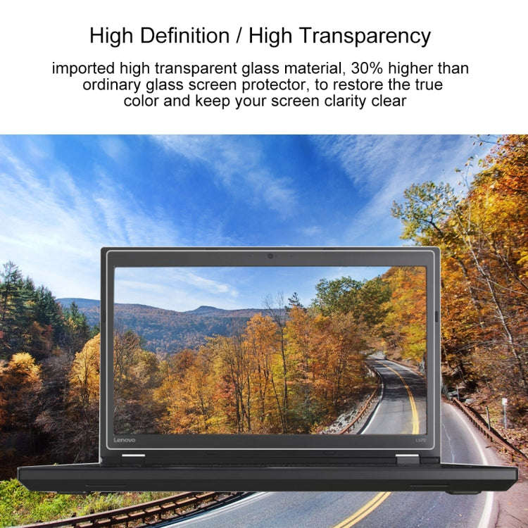 9H Surface Hardness Full Screen Tempered Glass Film for Lenovo ThinkPad L570 15.6 inch