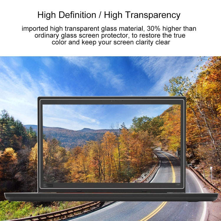 9H Surface Hardness Full Screen Tempered Glass Film for Lenovo ThinkPad L580 15.6 inch