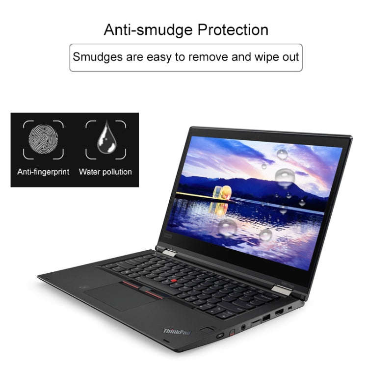 0.4mm 9H Surface Hardness Full Screen Tempered Glass Film for Lenovo ThinkPad X380 Yoga 13.3 inch