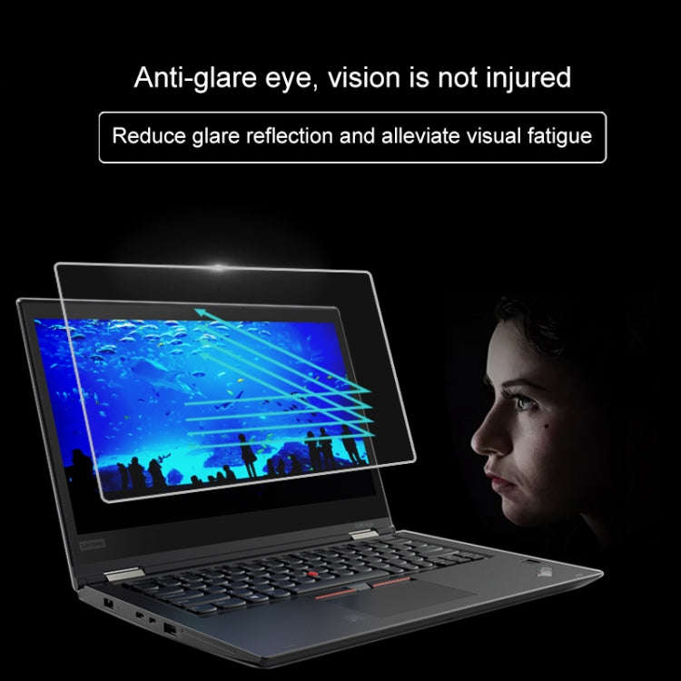 0.4mm 9H Surface Hardness Full Screen Tempered Glass Film for Lenovo ThinkPad X380 Yoga 13.3 inch