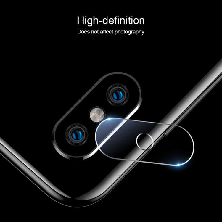 0.3mm 2.5D Transparent Rear Camera Lens Protector Tempered Glass Film for Sony Xperia XZs