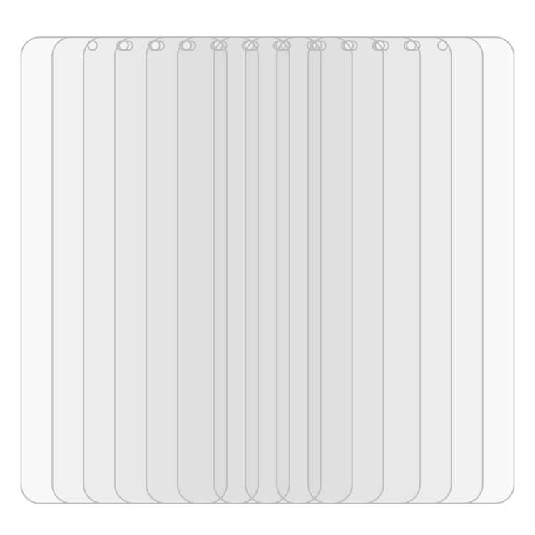 50 PCS 0.26mm 9H 2.5D Tempered Glass Film for Huawei Mate 20 lite, No Retail Package