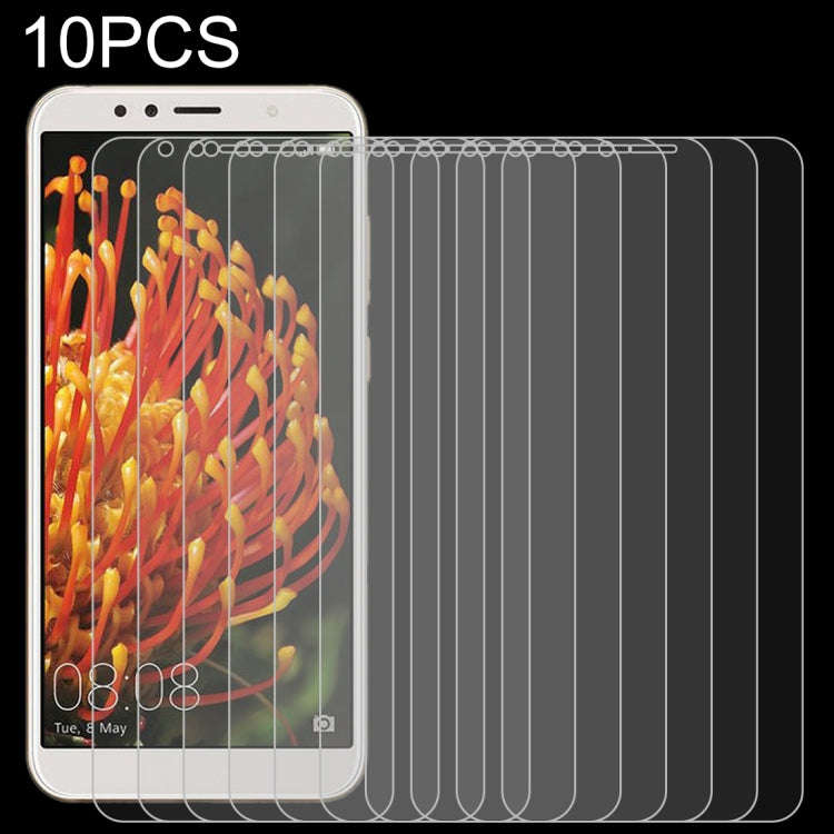 10 PCS 0.26mm 9H 2.5D Tempered Glass Film for Huawei Y6 2018