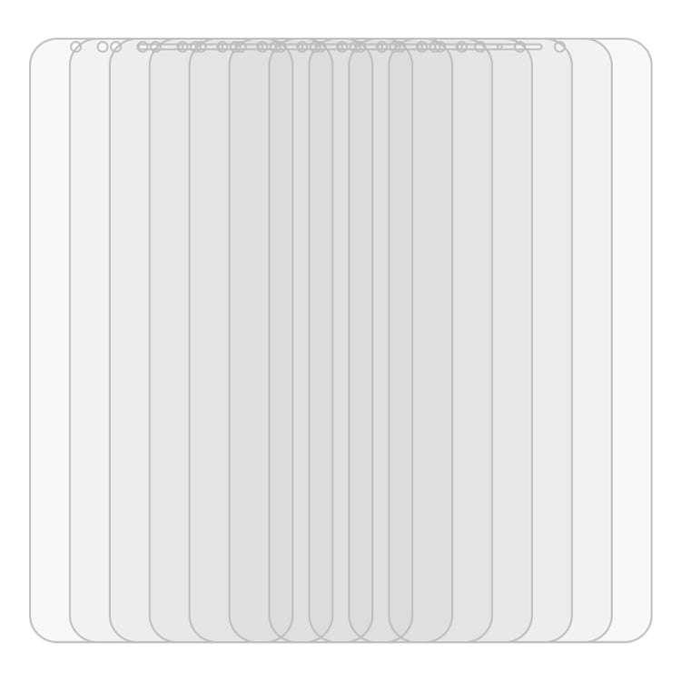 50 PCS 0.26mm 9H 2.5D Tempered Glass Film for Huawei Y7 2018, No Retail Package