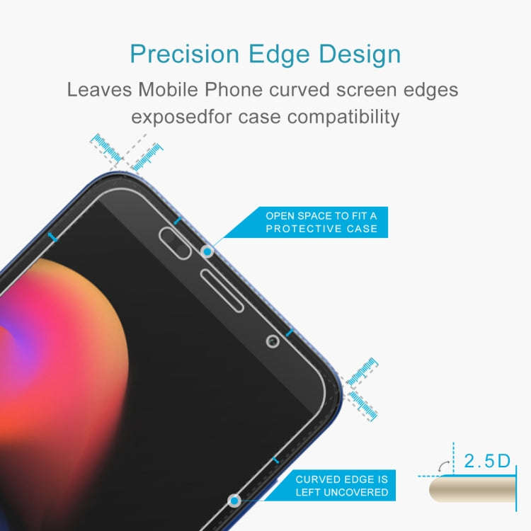 10 PCS 0.26mm 9H 2.5D Tempered Glass Film for Huawei Y5 lite (2018)
