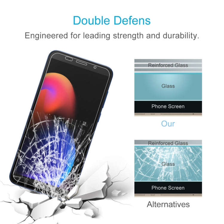 10 PCS 0.26mm 9H 2.5D Tempered Glass Film for Huawei Y5 lite (2018)