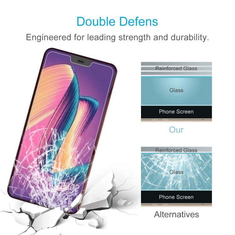 50 PCS 0.26mm 9H 2.5D Tempered Glass Film for Huawei Honor 9X / 9X Pro, No Retail Package