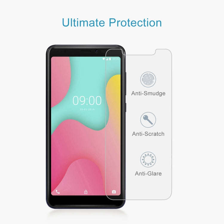 10 PCS 0.26mm 9H 2.5D Tempered Glass Film for Wiko Y60