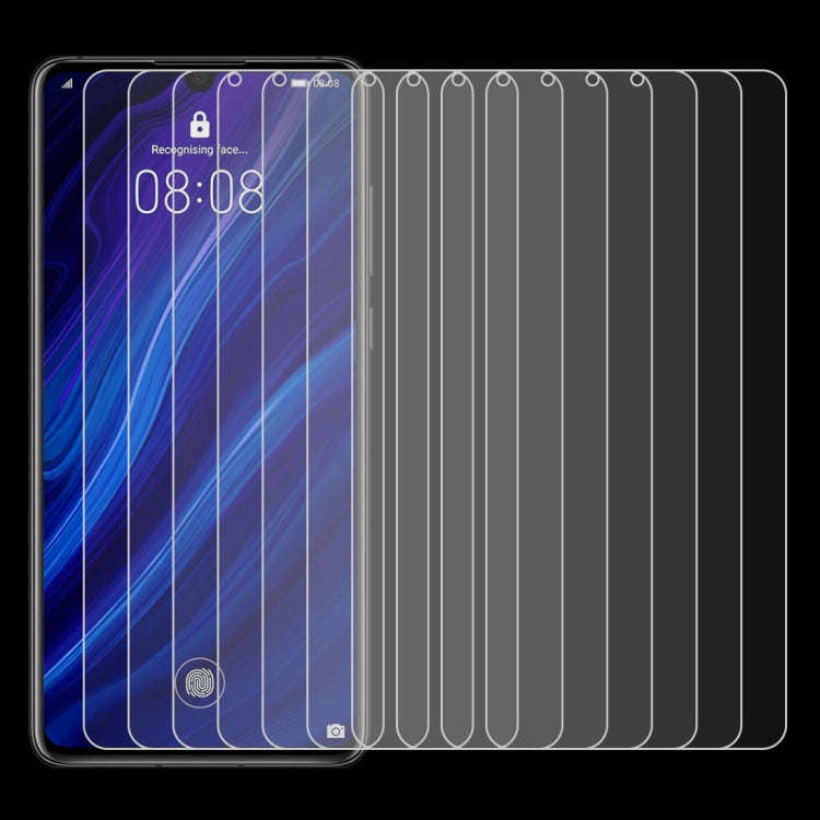 10 PCS 0.26mm 9H 2.5D Tempered Glass Film for Huawei P30