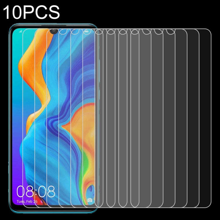 10 PCS 0.26mm 9H 2.5D Tempered Glass Film for Huawei P30 Lite
